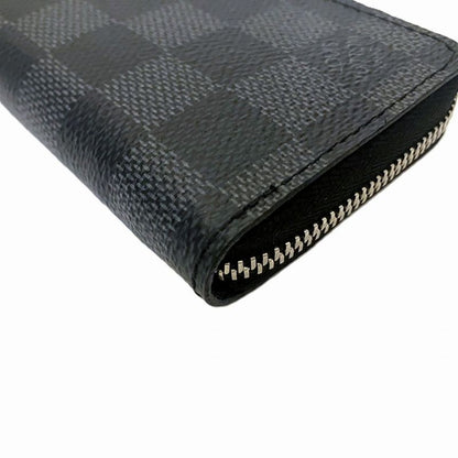 Louis Vuitton Zippy Coin Purse Damier Graphite Coin Case Canvas N63076 Men's