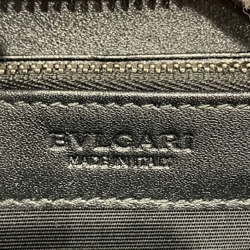 BVLGARI BVLGARI Long Wallet Leather 282778 Men's