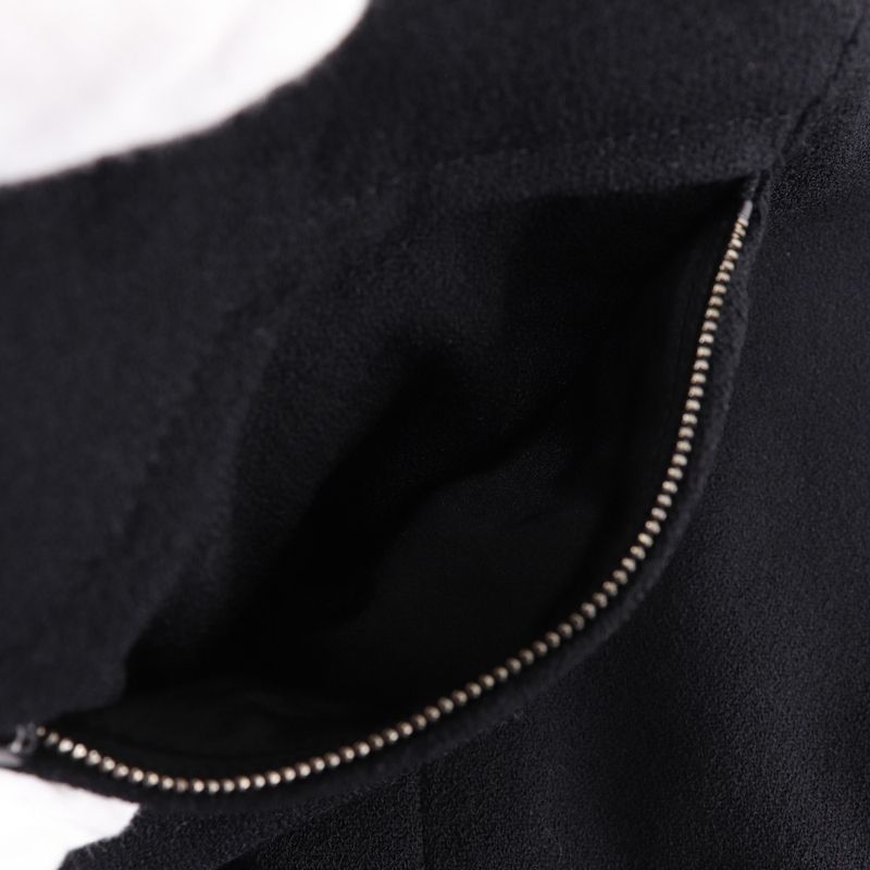 CHANEL Coco Mark P19746v11245 Wool Black Women's Skirt