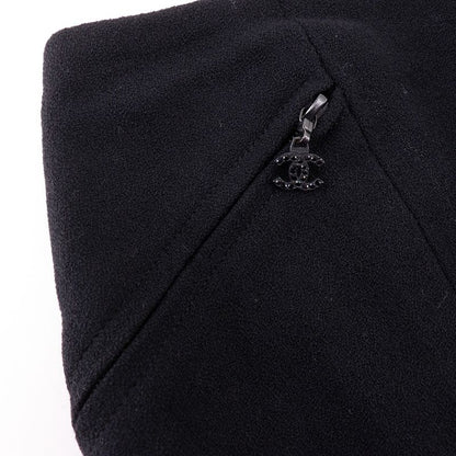 CHANEL Coco Mark P19746v11245 Wool Black Women's Skirt