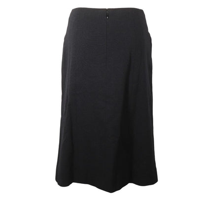 CHANEL Coco Mark P19746v11245 Wool Black Women's Skirt