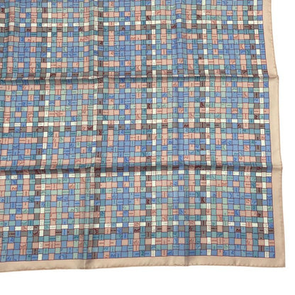 HERMES Scarf Silk Carre 90 Bolduc-check Bolduc Au Carre Fall/winter 2019