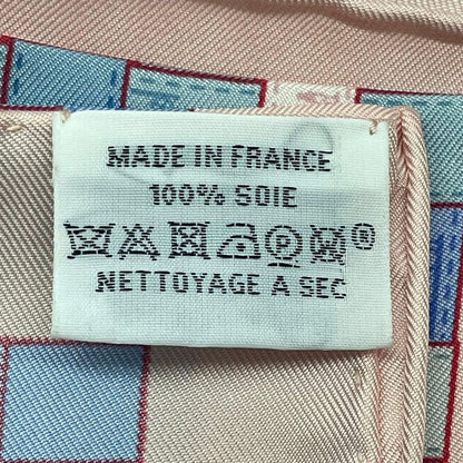 HERMES Scarf Silk Carre 90 Bolduc-check Bolduc Au Carre Fall/winter 2019