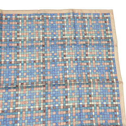 HERMES Scarf Silk Carre 90 Bolduc-check Bolduc Au Carre Fall/winter 2019