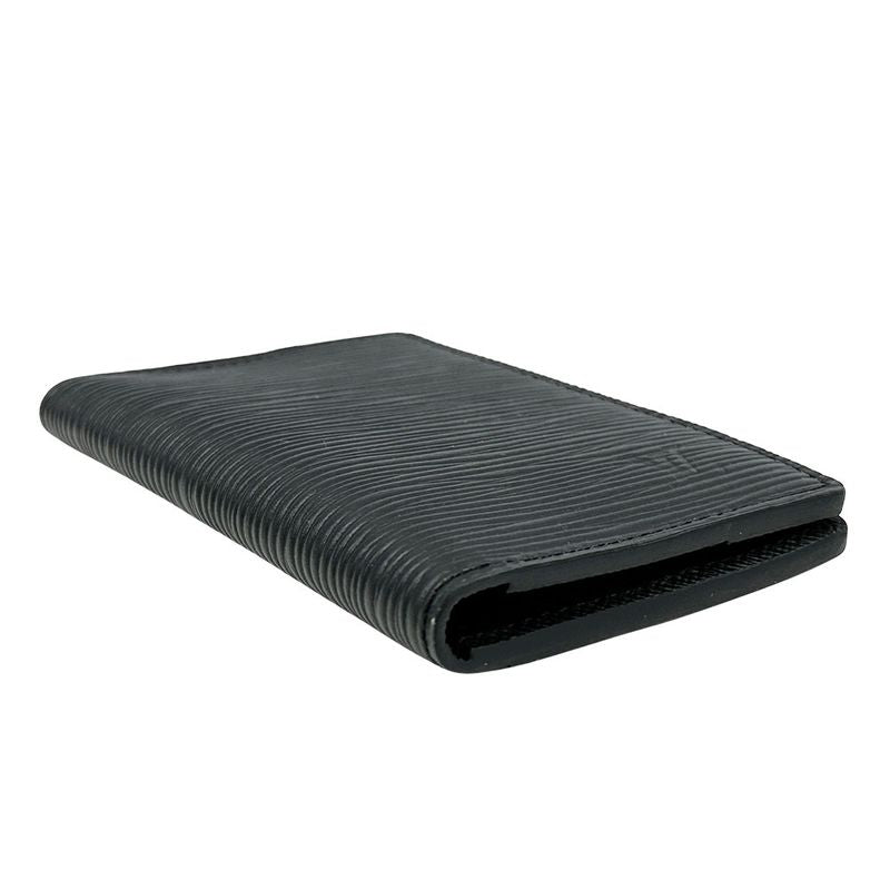 Louis Vuitton Card Case Men's Brand Epi Leather Organizer Do Poche Black M60642