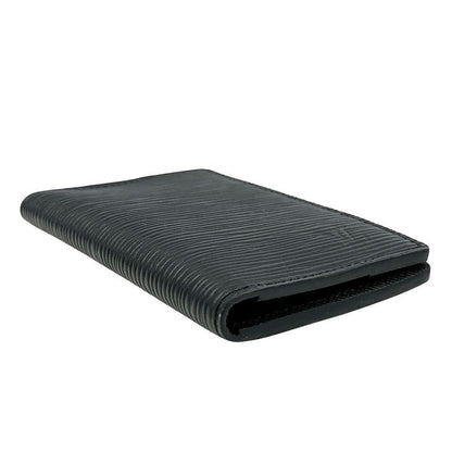 Louis Vuitton Card Case Men's Brand Epi Leather Organizer Do Poche Black M60642