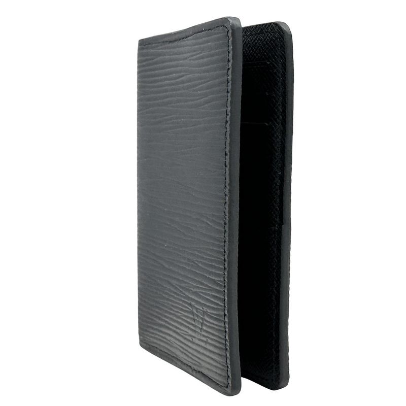 Louis Vuitton Card Case Men's Brand Epi Leather Organizer Do Poche Black M60642