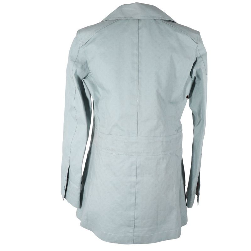 Louis Vuitton Cotton Light Blue Women's Trench Coat