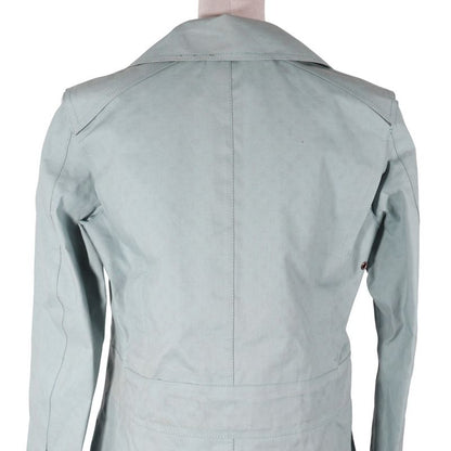 Louis Vuitton Cotton Light Blue Women's Trench Coat