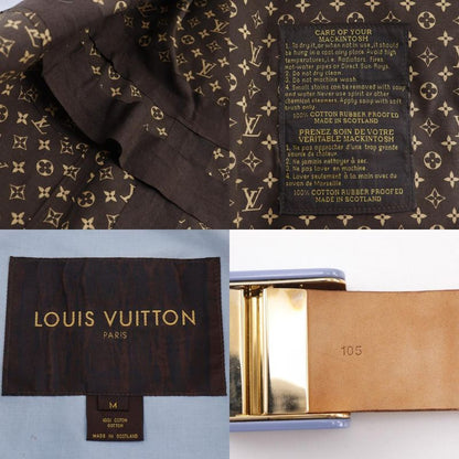 Louis Vuitton Cotton Light Blue Women's Trench Coat