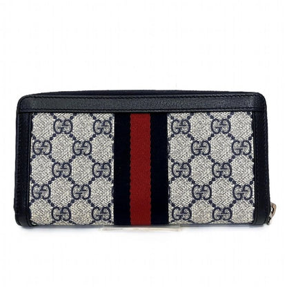 GUCCI GG Ophidia Long Wallet GG Supreme Canvas 523154 Women's