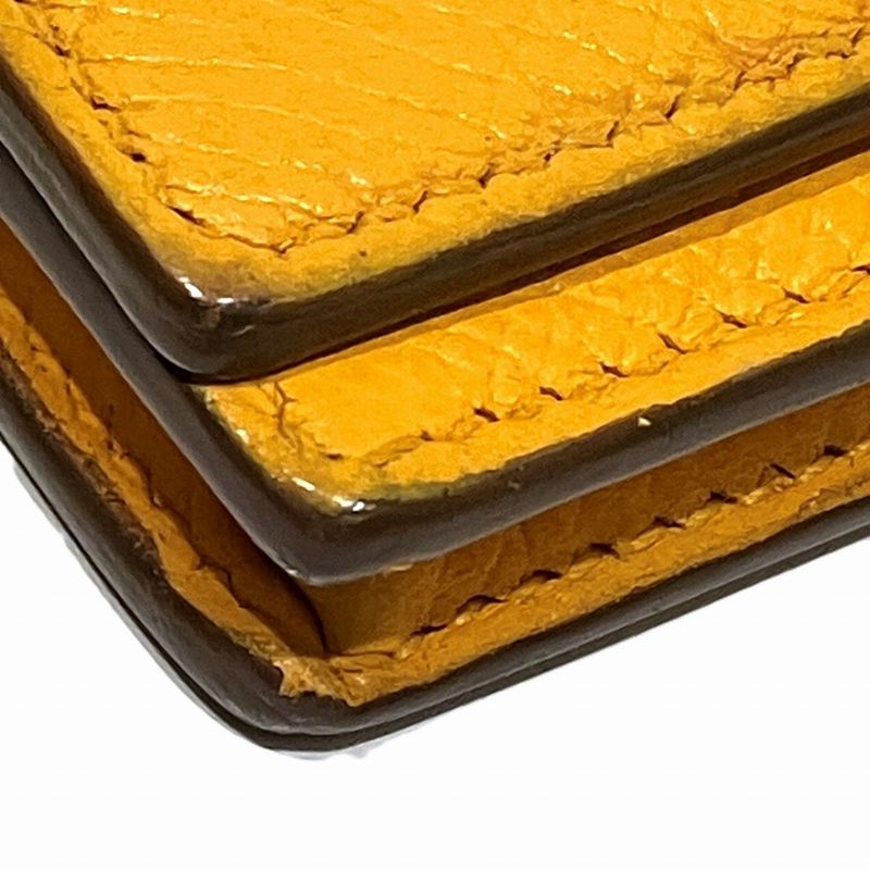 HERMES Souffle Bearn Long Wallet Vo-epson Unisex