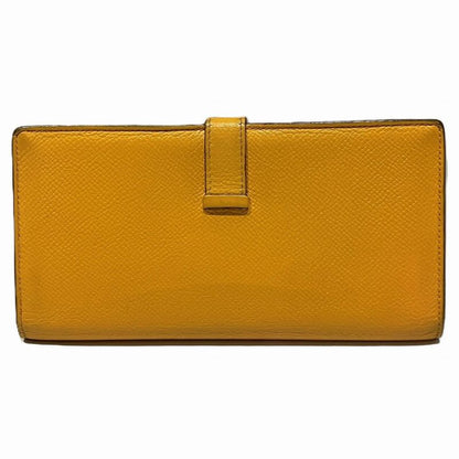 HERMES Souffle Bearn Long Wallet Vo-epson Unisex