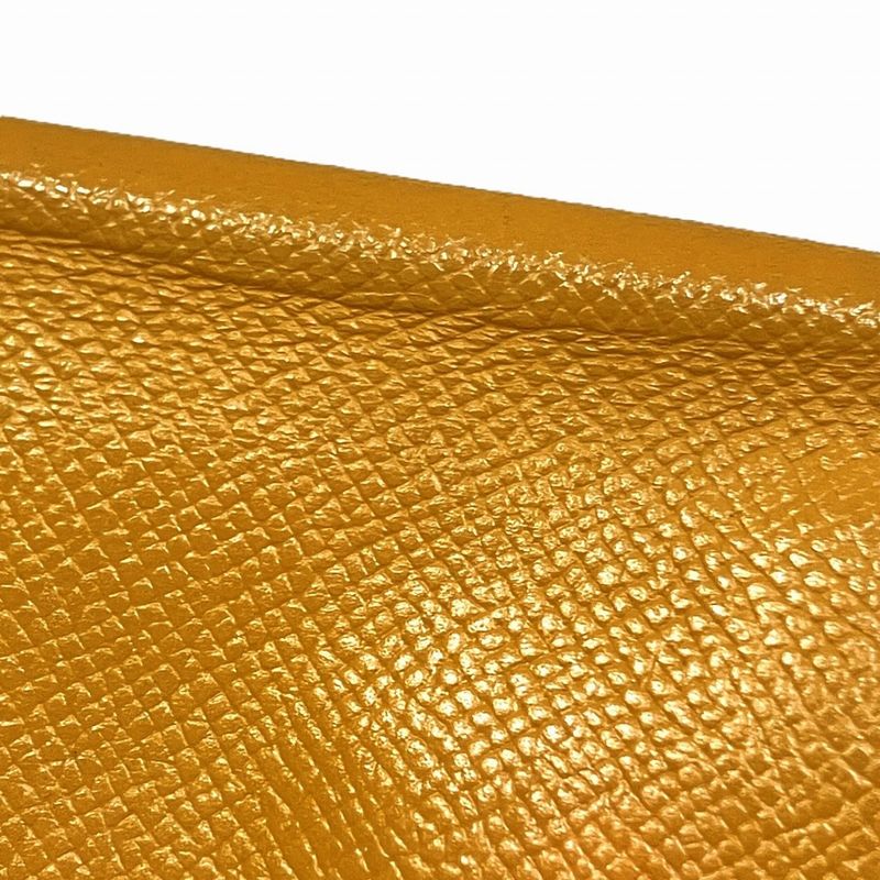 HERMES Souffle Bearn Long Wallet Vo-epson Unisex