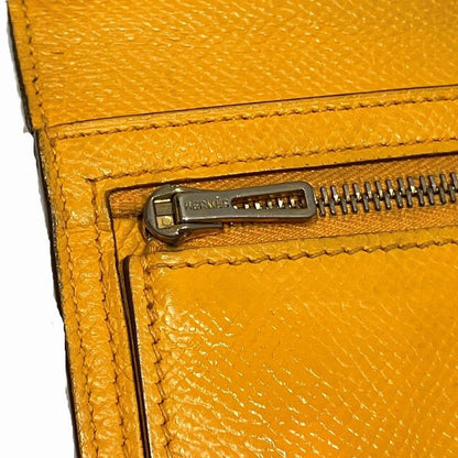 HERMES Souffle Bearn Long Wallet Vo-epson Unisex
