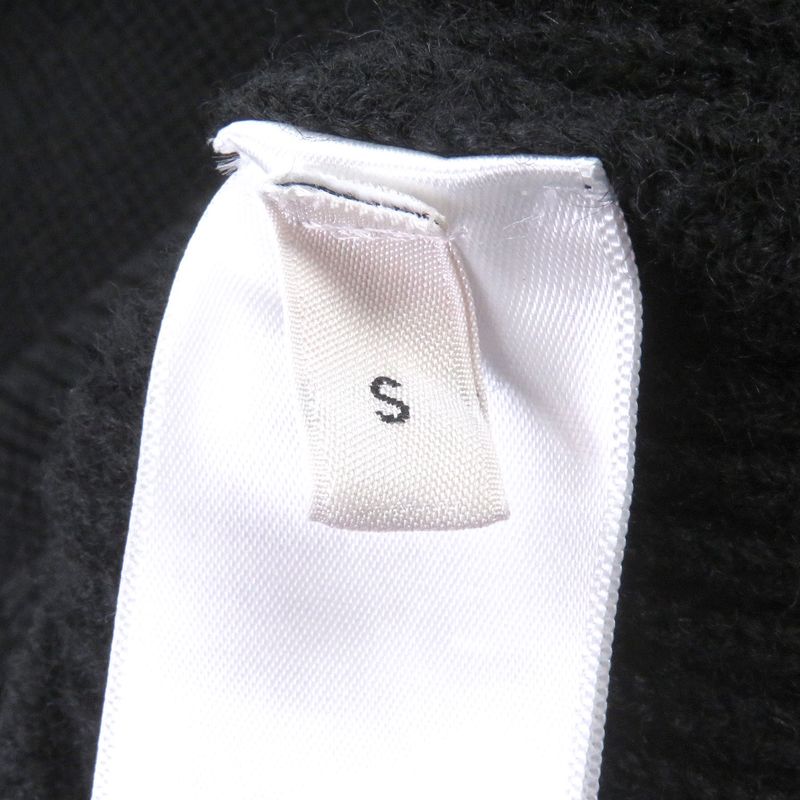 CELINE wool Eddie period Triomphe half zip trucker collar sweater