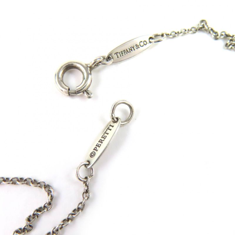 Tiffany & Co Tiffany & Co Elsa Peretti Double Open Heart Pendant 925 750