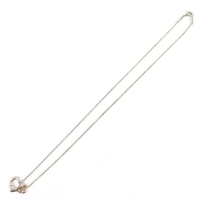 Tiffany & Co Tiffany & Co Elsa Peretti Double Open Heart Pendant 925 750