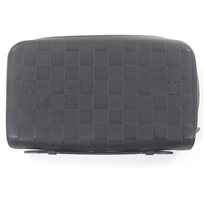 Louis Vuitton N61254 Damier Infini Leather Round Zipper - Long Wallet Long