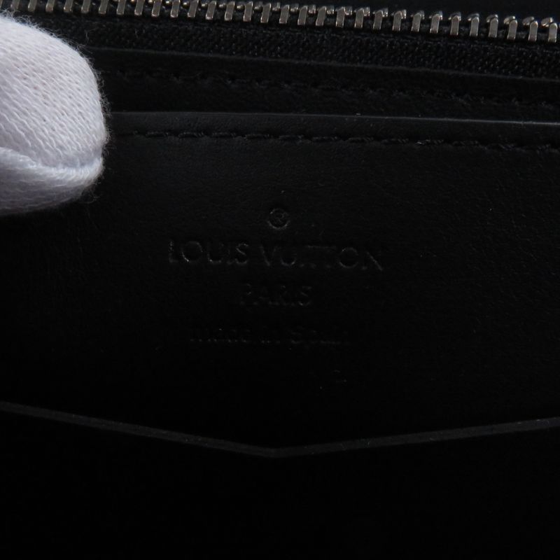 Louis Vuitton N61254 Damier Infini Leather Round Zipper - Long Wallet Long