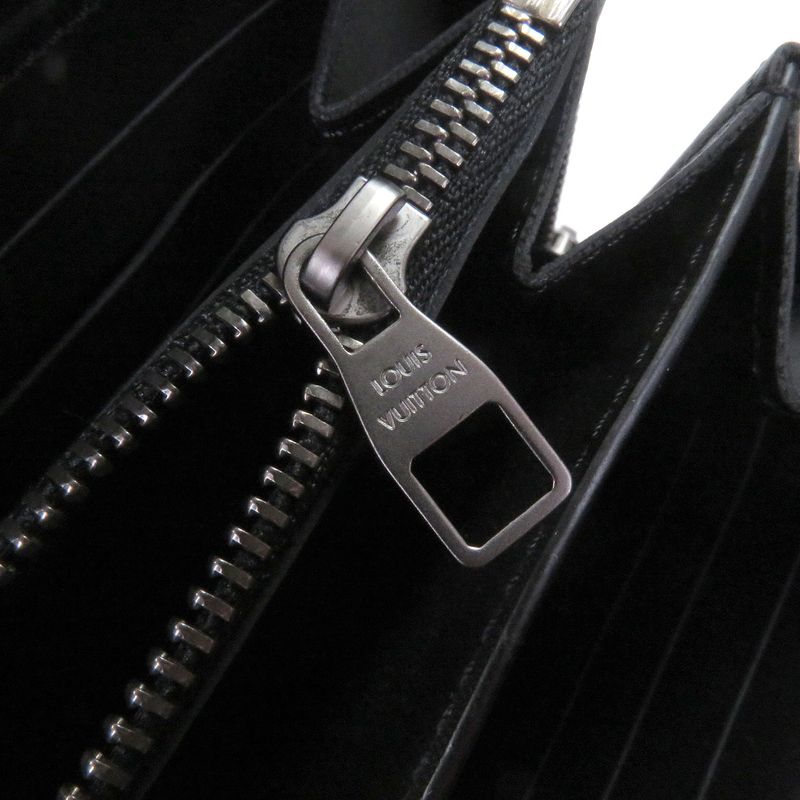 Louis Vuitton N61254 Damier Infini Leather Round Zipper - Long Wallet Long