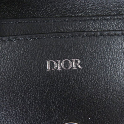DIOR Homme Canvas Leather Oblique Shoulder Strap Nano Pouch Beige Navy With