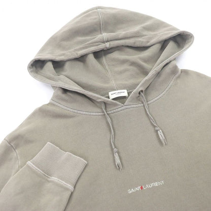 Saint Laurent Paris 532119 Vintage Processing Front Logo Pullover Parka Hoodie