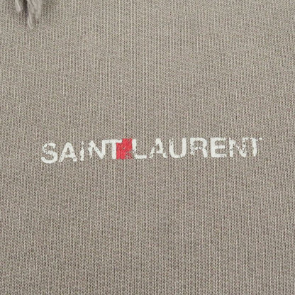 Saint Laurent Paris 532119 Vintage Processing Front Logo Pullover Parka Hoodie