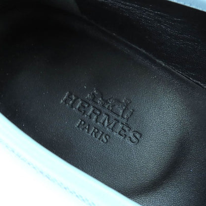 HERMES 2022 Made 221004z Constance Moccasin Shoes Leather Lofa Light Blue