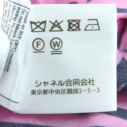 CHANEL Made In 2023 P74305 100% Cotton Coco Mark Pattern Allover Mini Skirt