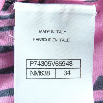 CHANEL Made In 2023 P74305 100% Cotton Coco Mark Pattern Allover Mini Skirt