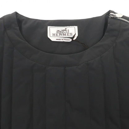 HERMES 21AW Serie Button Filled Pullover Puffer Short Sleeve Short Sleeve
