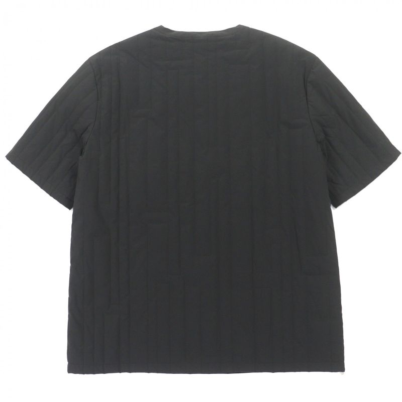 HERMES 21AW Serie Button Filled Pullover Puffer Short Sleeve Short Sleeve