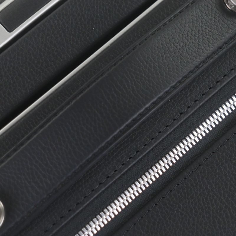 HERMES RMS Ro-ring - Mobility Taurillon Clemence 4 Wheels Sportswear Black K