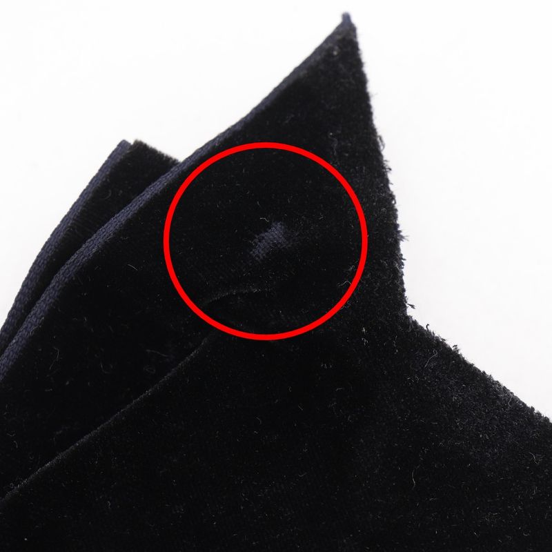 CHANEL Ribbon Velor Black Ladies 17g Brooch