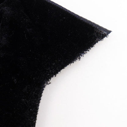 CHANEL Ribbon Velor Black Ladies 17g Brooch