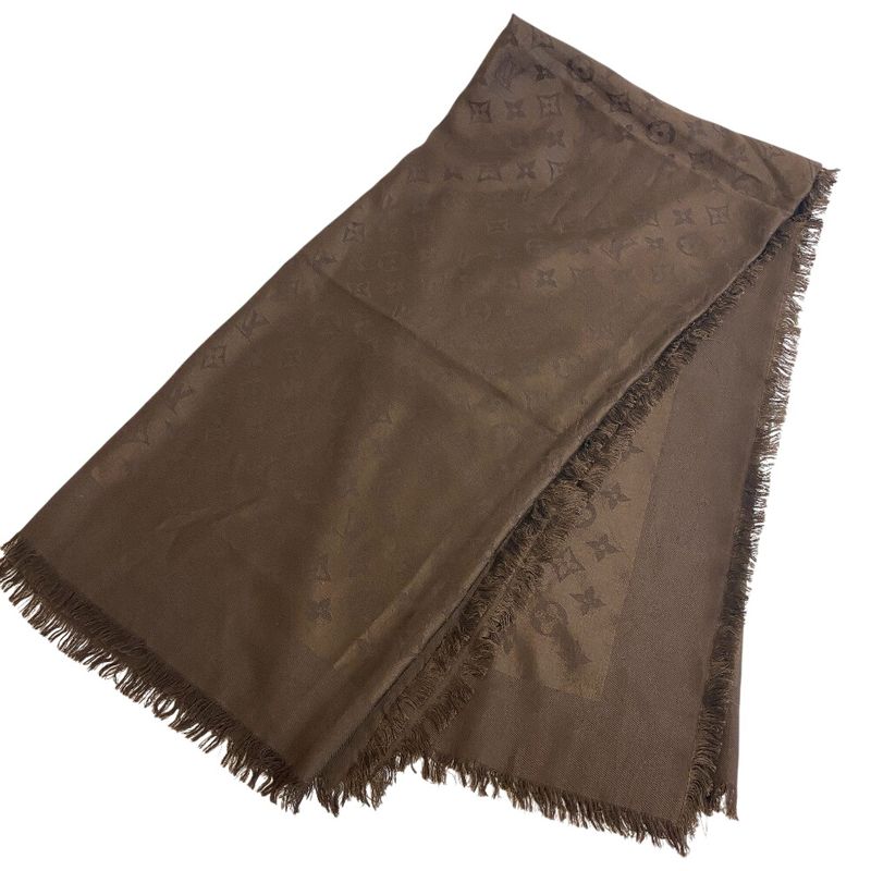 Louis Vuitton Large Shawl Brown Unisex