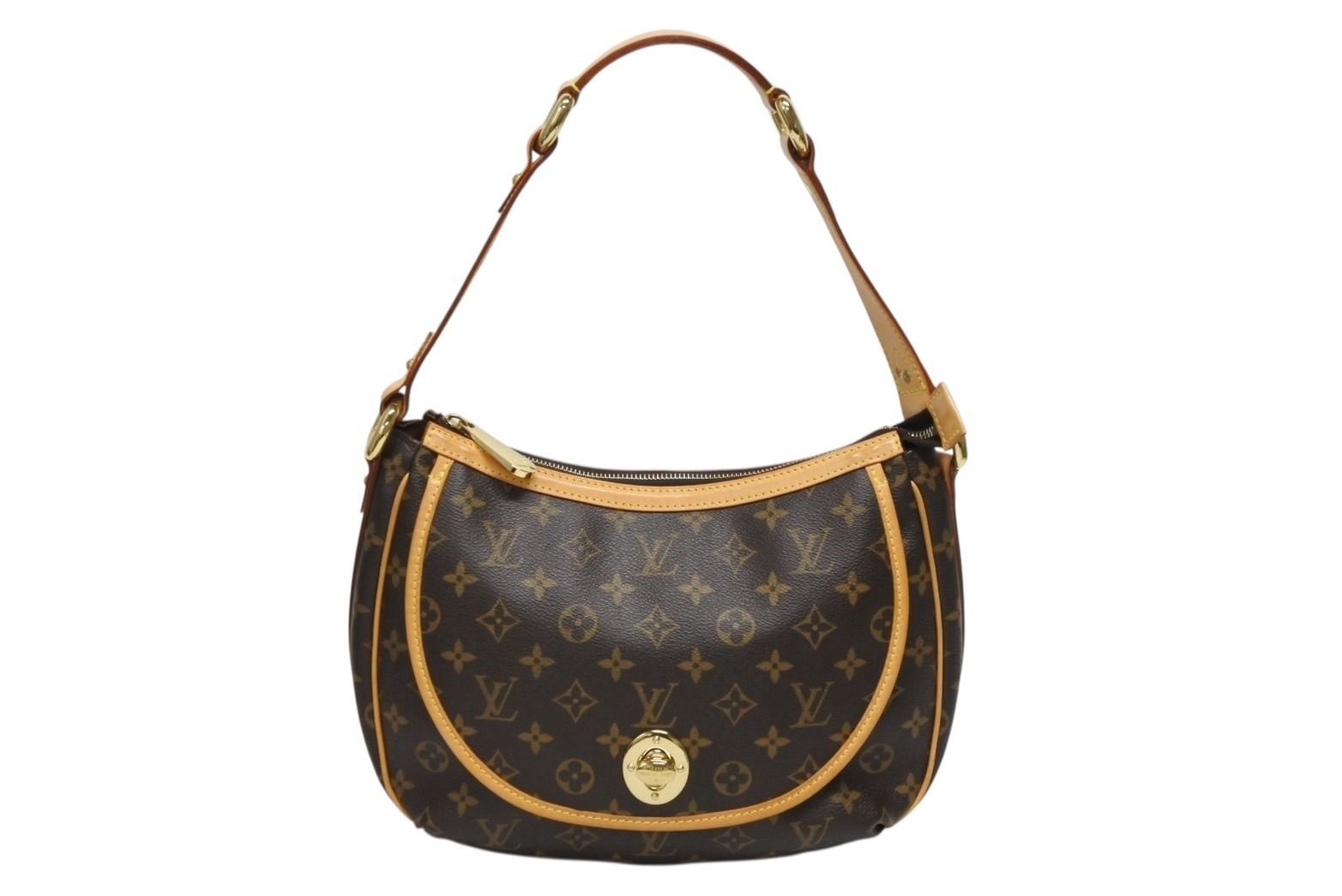 Louis Vuitton Tulum PM Bag Monogram Leather Brown