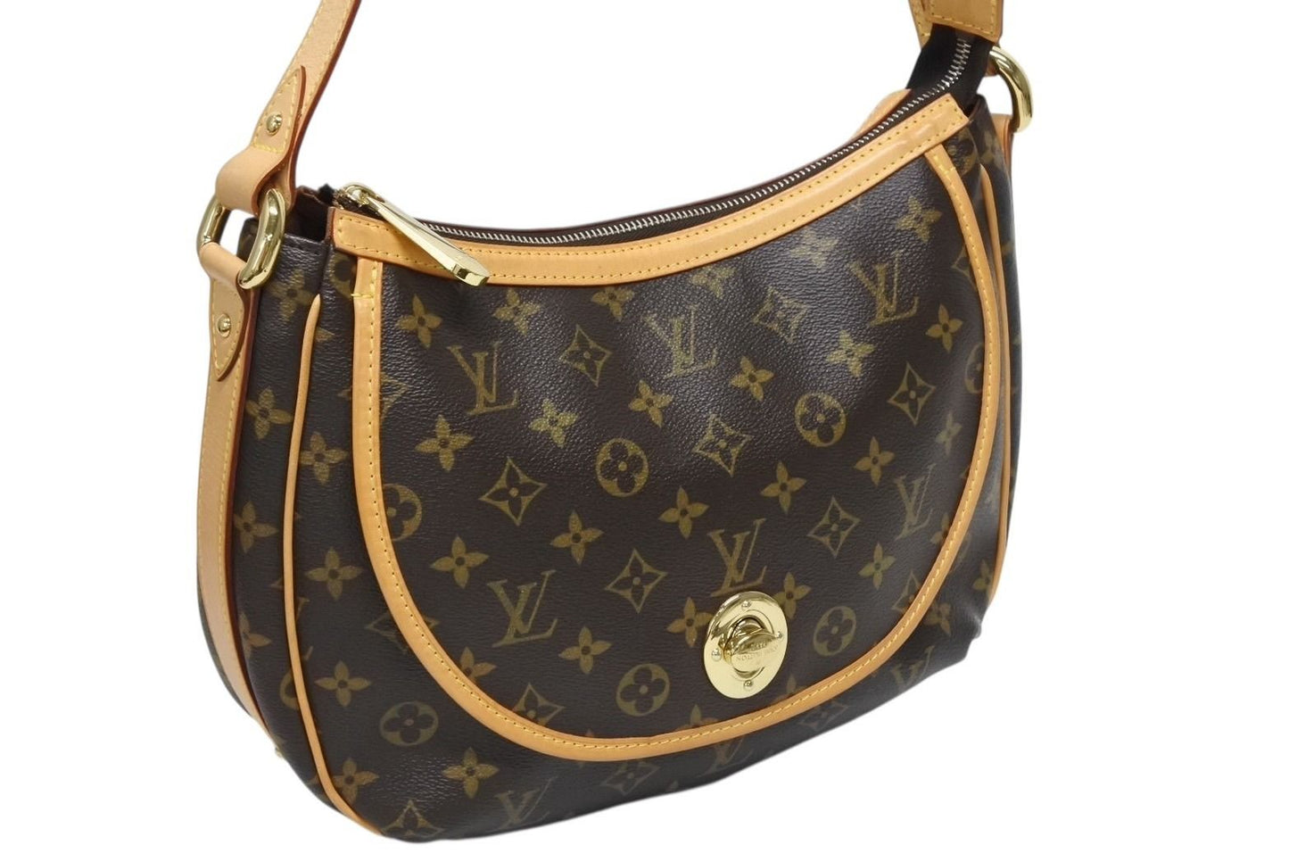 Louis Vuitton Tulum PM Bag Monogram Leather Brown — view 4