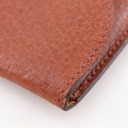 GUCCI Old GUCCI Leather Brown Unisex Key Case