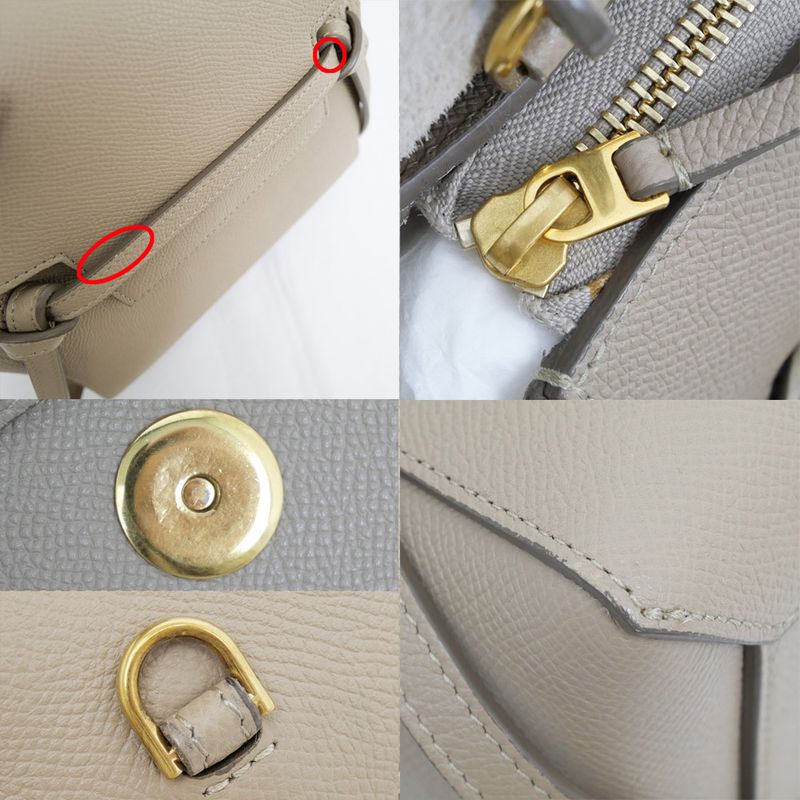 CELINE Belt Bag Nano Greige 189003 Shoulder Bag Hand Ladies Others