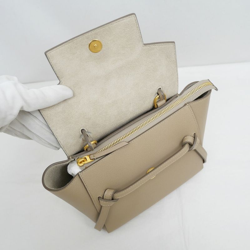 CELINE Belt Bag Nano Greige 189003 Shoulder Bag Hand Ladies Others