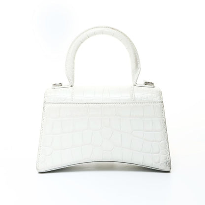Balenciaga Shoulder Bag Hourglass XS 2-Way Embossed Leather