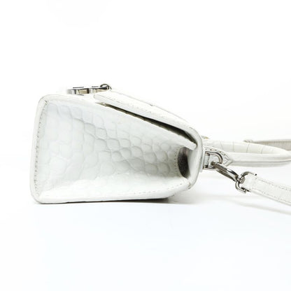 Balenciaga Shoulder Bag Hourglass XS 2-Way Embossed Leather