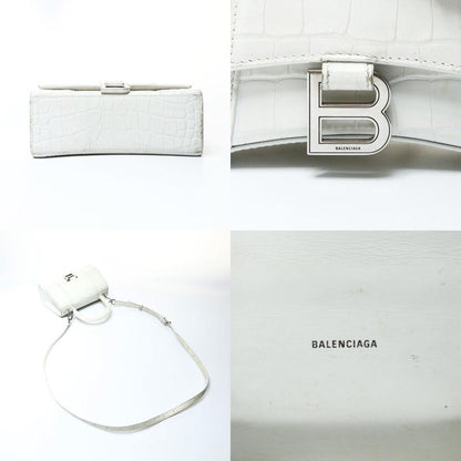 Balenciaga Shoulder Bag Hourglass XS 2-Way Embossed Leather
