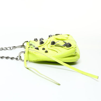 Balenciaga Shoulder Bag le Cagole Mini Giant Leather Chain