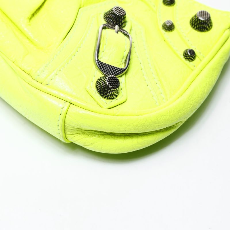 Balenciaga Shoulder Bag le Cagole Mini Giant Leather Chain