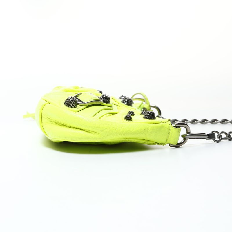 Balenciaga Shoulder Bag le Cagole Mini Giant Leather Chain