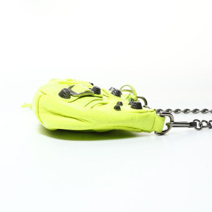 Balenciaga Shoulder Bag le Cagole Mini Giant Leather Chain