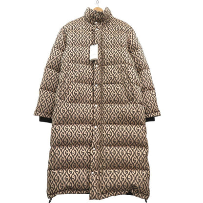 Gucci G Logo Down Long Coat Z8 afe Feather Beige 0700
